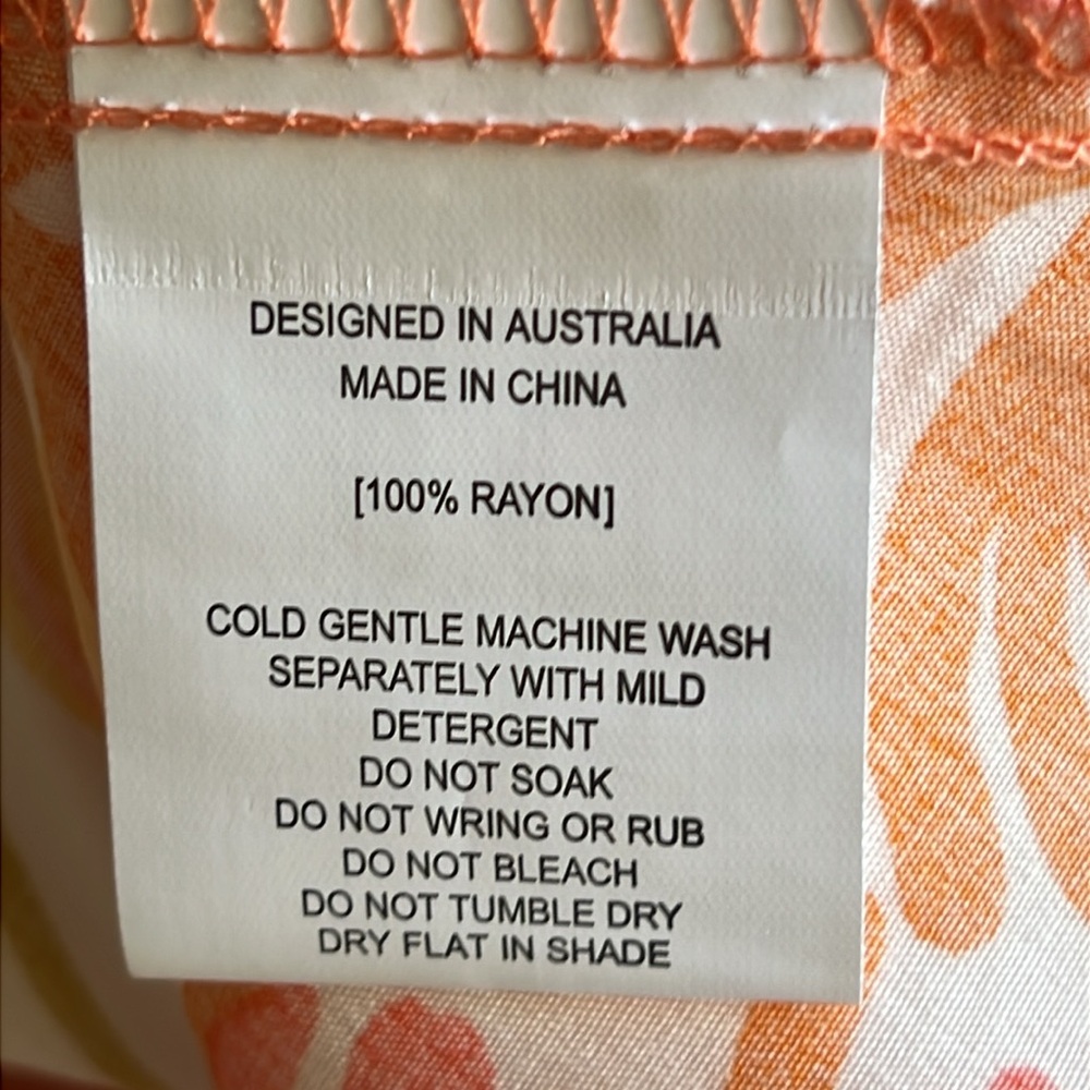 NWT Anthropologie Abel The Label Rumi Coral/Yellow Halter Neck Maxi Size Small - Picture 12 of 14
